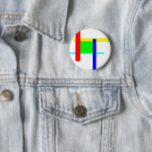 Badge Rond 5 Cm Embrassage coloré (En situation)