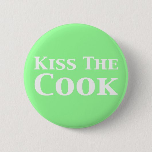 Badge Rond 5 Cm Embrasse Les Cadeaux Cook (Devant)