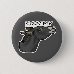 Badge Rond 5 Cm Embrasse Mon... Burro