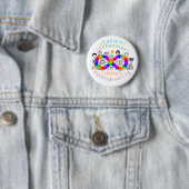 Badge Rond 5 Cm Embrasser les différences Sensibilisation sur l'au (En situation)
