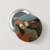 Badge Rond 5 Cm Embrassez-moi ! (Devant & derrière)
