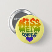 Badge Rond 5 Cm embrassez-moi (Devant & derrière)