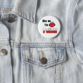 Badge Rond 5 Cm Embrassez-moi que je suis polonais (En situation)