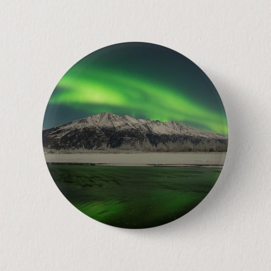 Badge Rond 5 Cm Emerald Aurora (Devant)