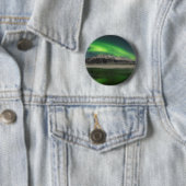 Badge Rond 5 Cm Emerald Aurora (En situation)