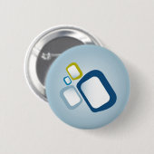 Badge Rond 5 Cm Émergent le bouton de Digitals - customisé (Devant & derrière)