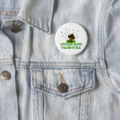 Badge Rond 5 Cm Émetteur intergalactique (En situation)