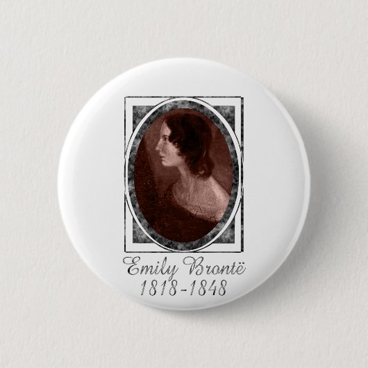 Badge Rond 5 Cm Emily Brontë (Devant)