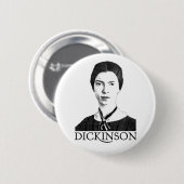 Badge Rond 5 Cm Emily Dickinson (Devant & derrière)