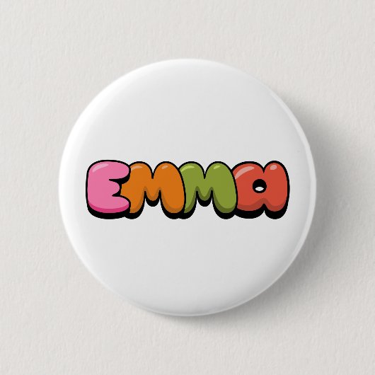 Badge Rond 5 Cm Emma (Devant)