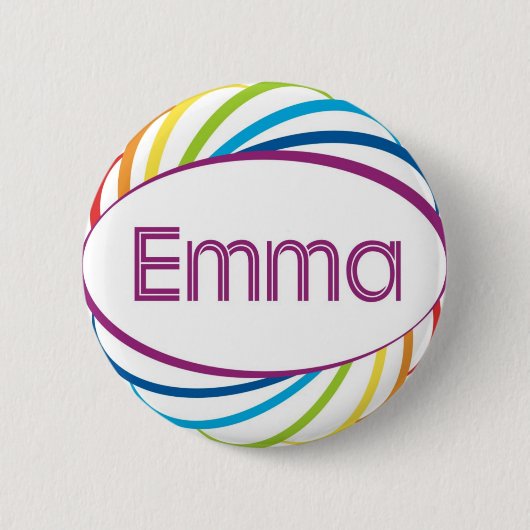 Badge Rond 5 Cm Emma (Devant)