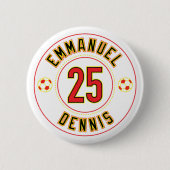 Badge Rond 5 Cm Emmanuel Dennis 25 (Devant)