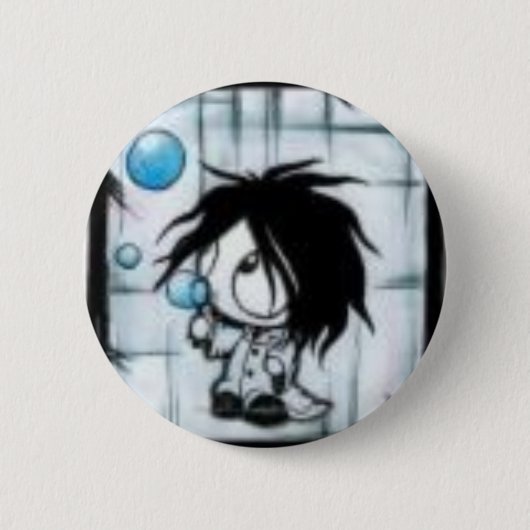 Badge Rond 5 Cm Emo bouillonne bouton (Devant)