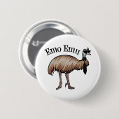 Badge Rond 5 Cm Emo Emu (Devant & derrière)
