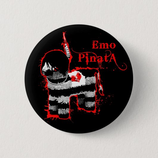Badge Rond 5 Cm emo pin (Devant)