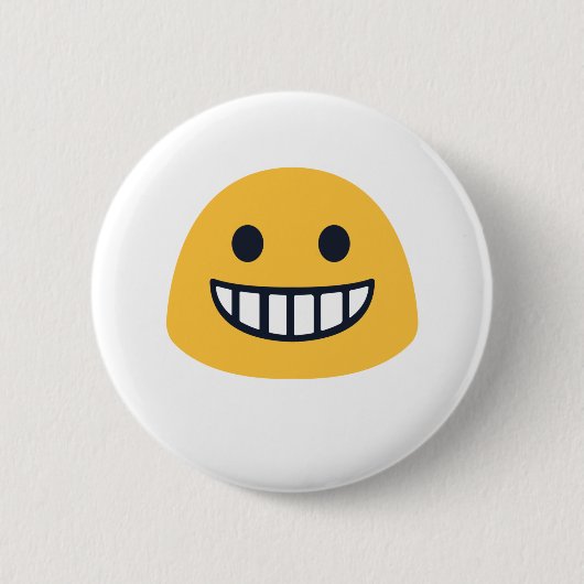 Badge Rond 5 Cm Emoji Griller (Devant)
