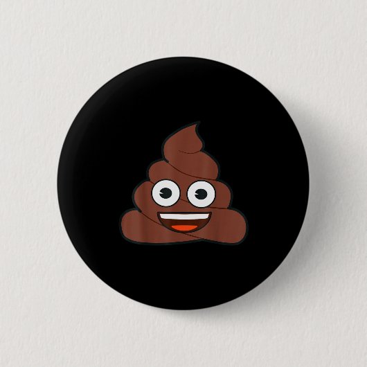Badge Rond 5 Cm Emoji Op Happy Yellow Smile Face  (Devant)