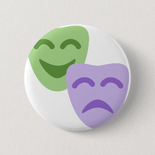 Badge Rond 5 Cm Emoji Twitter - Drama Theater