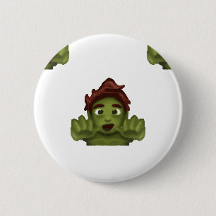 Badge Rond 5 Cm emoji zombie