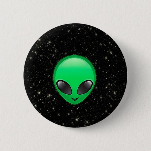 Badge Rond 5 Cm emojis alien (Devant)
