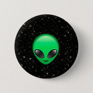 Badge Rond 5 Cm emojis alien