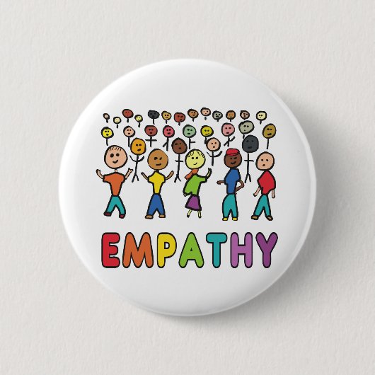 Badge Rond 5 Cm Empathie (Devant)