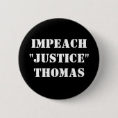 Badge Rond 5 Cm Empêcher "Justice" Thomas (Devant)