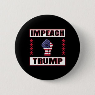 Badge Rond 5 Cm Empêcher Trump Anti Trump De Résister À La Poing E