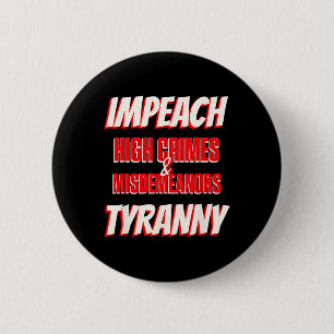 Badge Rond 5 Cm Empêcher Trump de commettre des crimes graves et d