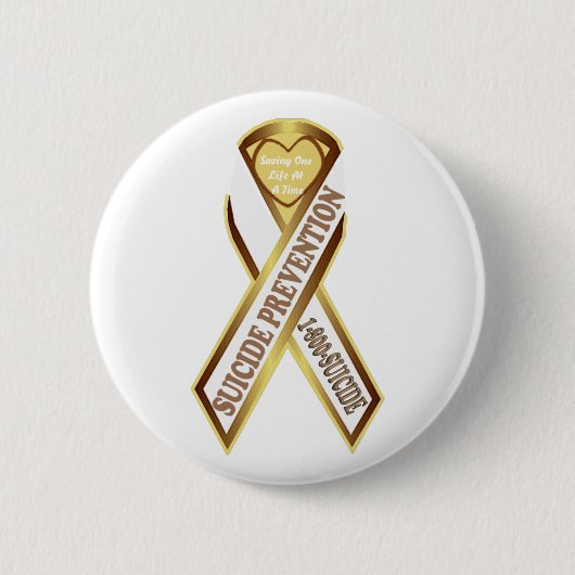Badge Rond 5 Cm Empêchez le suicide (Devant)