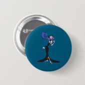 Badge Rond 5 Cm Emperors New Groove Yzma _1  (Devant & derrière)