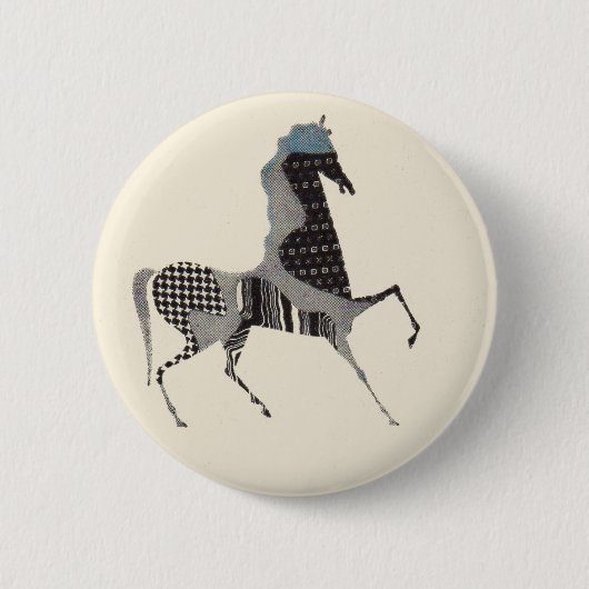 Badge Rond 5 Cm empreinte patchwork (Devant)