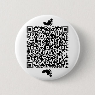 Badge Rond 5 Cm Empreintes de pas sur la lune