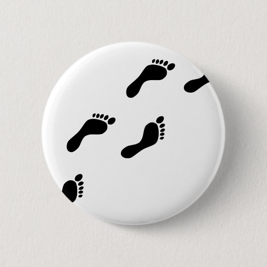 Badge Rond 5 Cm empreintes noires (Devant)