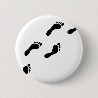 Badge Rond 5 Cm empreintes noires