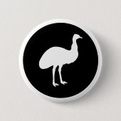Badge Rond 5 Cm Emu (Devant)