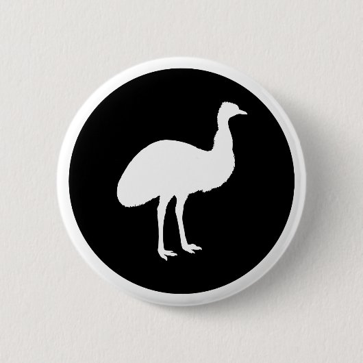 Badge Rond 5 Cm Emu (Devant)