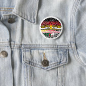 Badge Rond 5 Cm en algérien allemand Baum Racines (En situation)