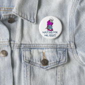 Badge Rond 5 Cm En Attendant M. Right (En situation)