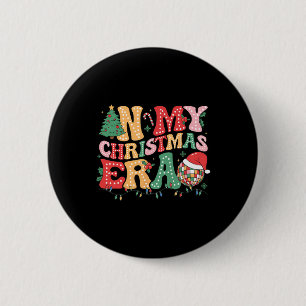 Badge Rond 5 Cm En cette époque de Noël, la famille s'accorde joye