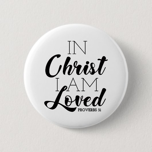 Badge Rond 5 Cm En Christ Je Suis Amoureux Écriture Promet Christi (Devant)