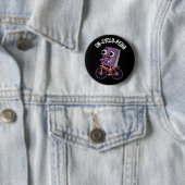 Badge Rond 5 Cm En cyclo-Pedia Funny Encyclopedia Pun Dark BG (En situation)