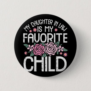 Badge Rond 5 Cm En droit Mes enfants préférés Fête des mères maman