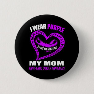 Badge Rond 5 Cm En Ma Mémoire Ma Mère Sensibilisation Au Cancer Pa