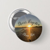 Badge Rond 5 Cm En mémoire d'amour (Devant & derrière)