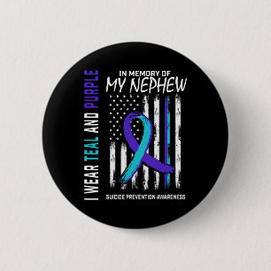 Badge Rond 5 Cm En Mémoire De Ma Prévention Du Suicide Nephew