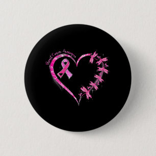 Badge Rond 5 Cm En Octobre Nous Portons La Sensibilisation Au Canc