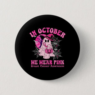 Badge Rond 5 Cm En Octobre Nous Portons Le Cancer Du Sein Rose Fem