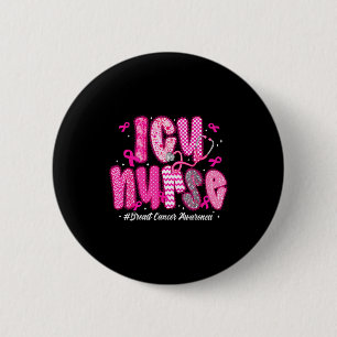 Badge Rond 5 Cm En Octobre Nous Portons Nk Infirmière En Soins Int