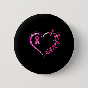 Badge Rond 5 Cm En Octobre Nous Portons Pink Breast Cancer Sensibi